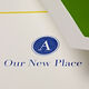 Yellow Bordered White Moving Announcements Image 2 of 2
